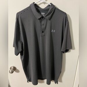 Men’s Under Armour loose striped polo shirt